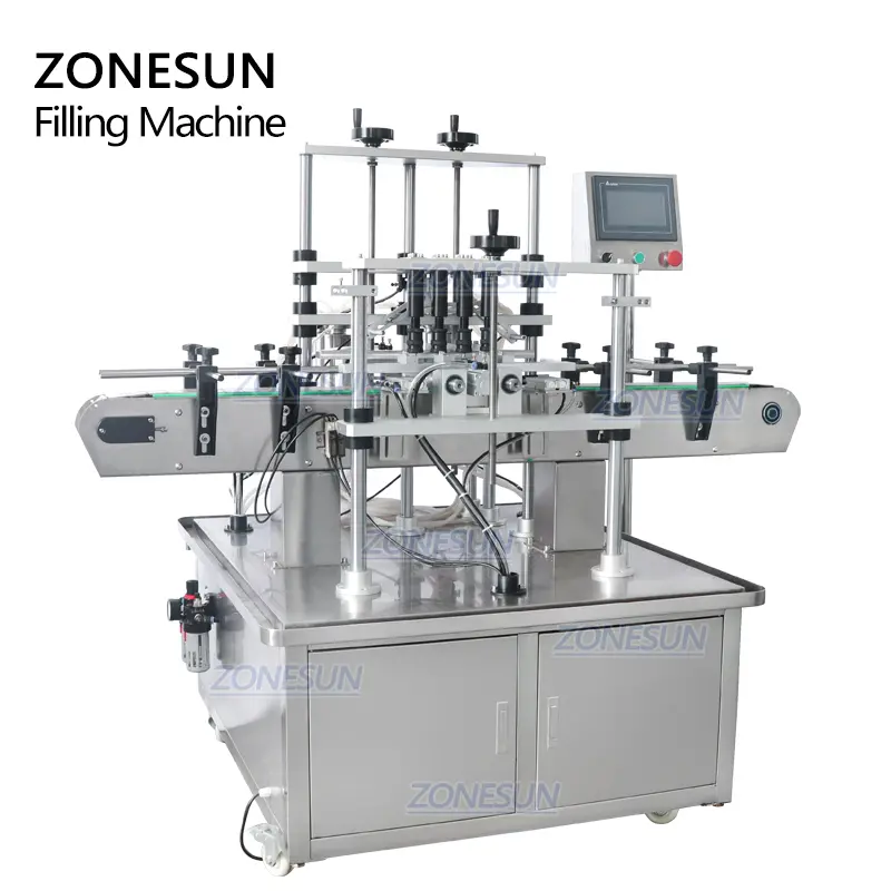 Automatic 4 Heads Vacuum Perfume Filling Machine