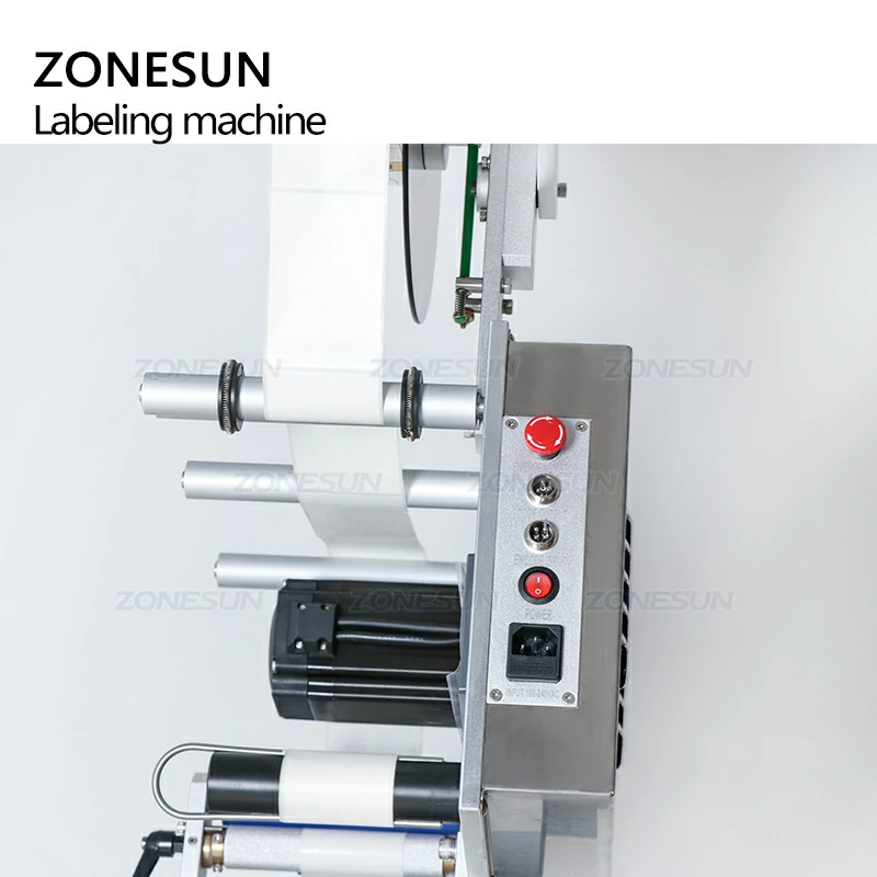 Semi-Automatic Flat Surface Labeling Machine